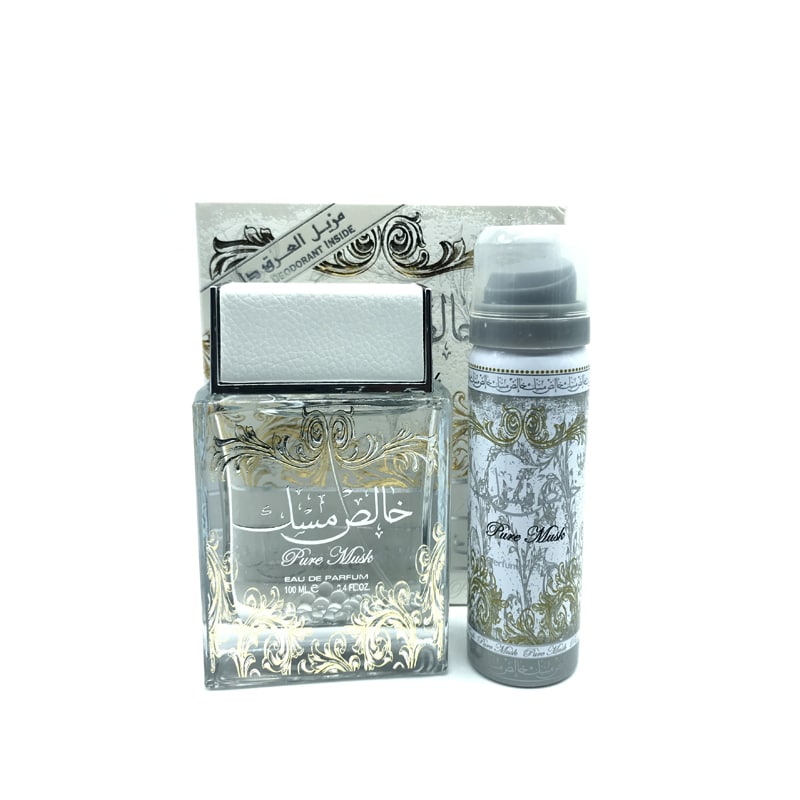 Pure Musk Eau de parfum 100ml + Déodorant 50ml – Lattafa